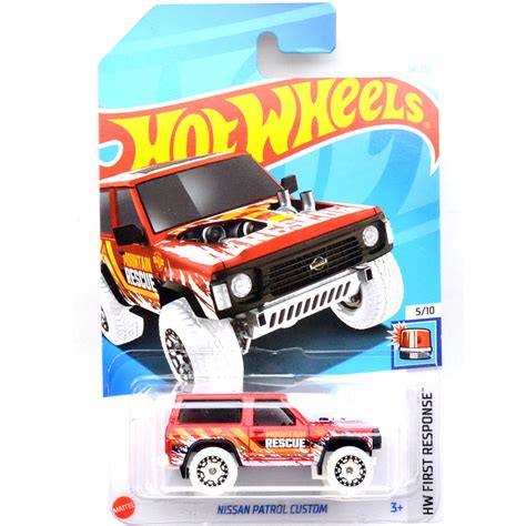 Hot Wheels Nissan Patrol Custom First Response SUV Mini World Australia