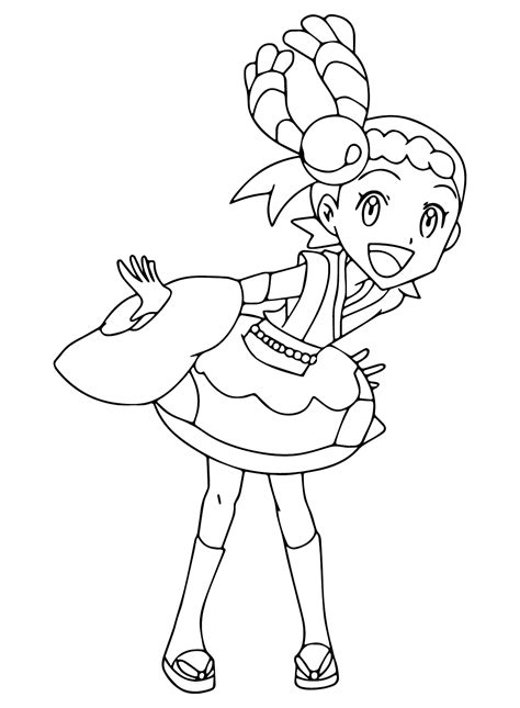 Bonnie Pokemon To Color Free Printable Coloring Pages