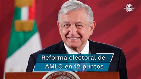 12 Puntos Para Entender Qué Propone La Nueva Reforma Electoral De Amlo Youtube