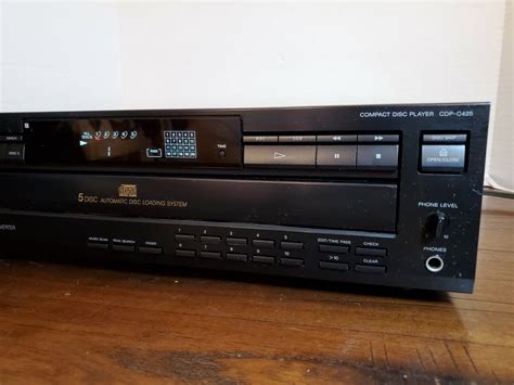 Sony Cdp C Disc Cd Player No Remote For Parts Or Repair Ebay