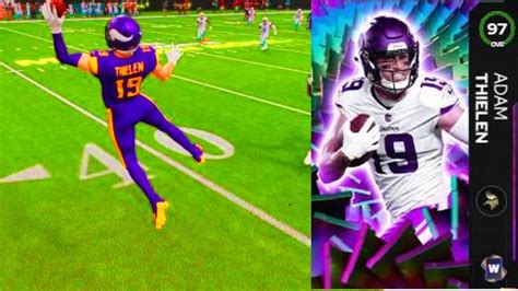 HOW GOOD IS ADAM THIELEN WEEKLY WILDCARD MADDEN 23 GAMEPLAY PLAYER