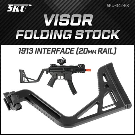 Ku Mcx Visor Style Folding Stock Mask Stock Gun Mall Hong Kong