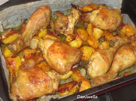 POLLO AL FORNO CON PATATE RICETTA N 219 Daniwella Felicità e