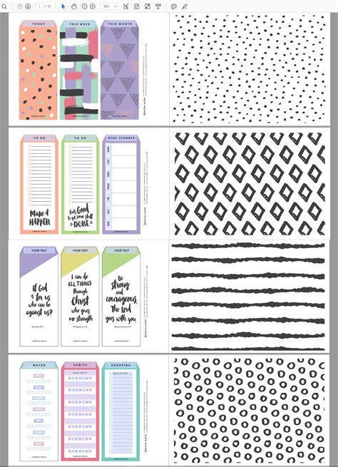 Printable Divider Tabs