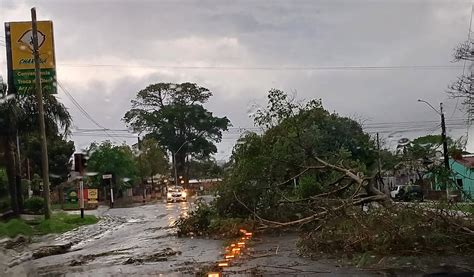 Vendavais Causam Estragos No Interior Ga Cho E Risco Aumenta Amanh