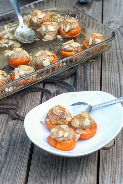 Abricots Rotis Au Four Aux Amandes Amour De Cuisine