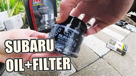 Subaru Impreza Full Oil Change And Oil Filter Replacement Youtube