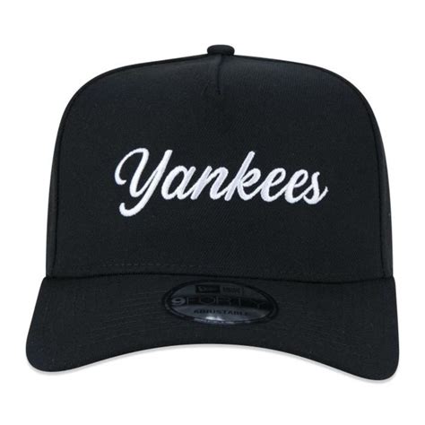 Boné 9FORTY A Frame Snapback MLB New York Yankees Core Aba Curva