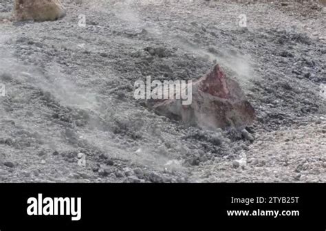 Phlegraean Fields, Campi Flegrei, Solfatara, fog, steam, fumaroles, volcanic area, volcano ...