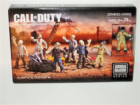 NEW Mega Bloks Call of Duty Zombies Horde # 06826 Game Set Mini Figures ...