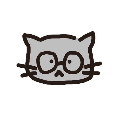 el gato con gafas :0 | Cat doodle, Cute doodles, Mini drawings