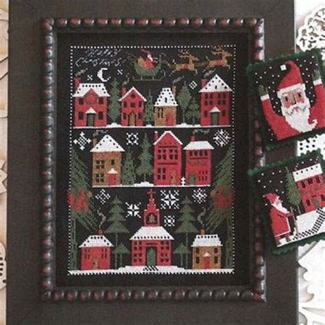 The Prairie Schooler Evergreen Cross Stitch Pattern Winter Etsy