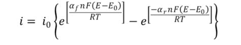 Understanding The Butler Volmer Equation Macias Sensors