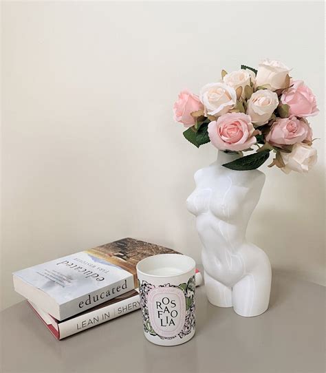 Large Female Torso 3D Printed Naked Body Gift For Her Sculpture Nude Torso Dried Flower Vase