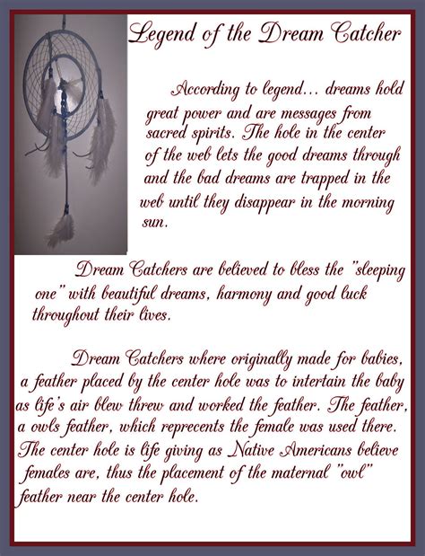 The Story Of Dream Catchers Dream Cgw