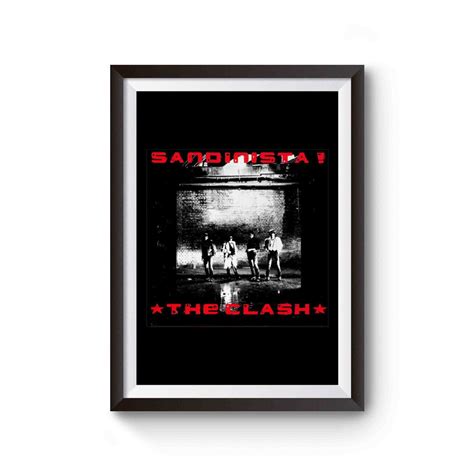 The Clash Sandinista 1980 Album Cover Poster