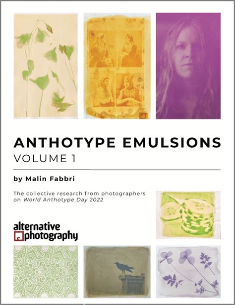 Review Of Anthotype Emulsions Volume 1 AlternativePhotography