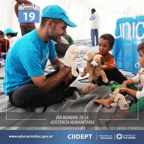 19 de agosto Día mundial de la asistencia humanitaria Ciidept