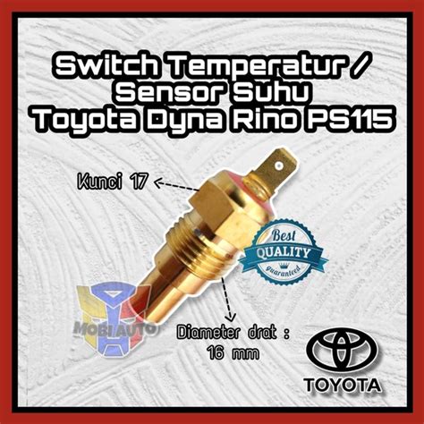 Jual Switch Temperatur Sensor Suhu Panas Toyota Dyna Rino Ps Di