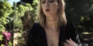 Skinny Blonde Shows Sexy Body Tnaflix