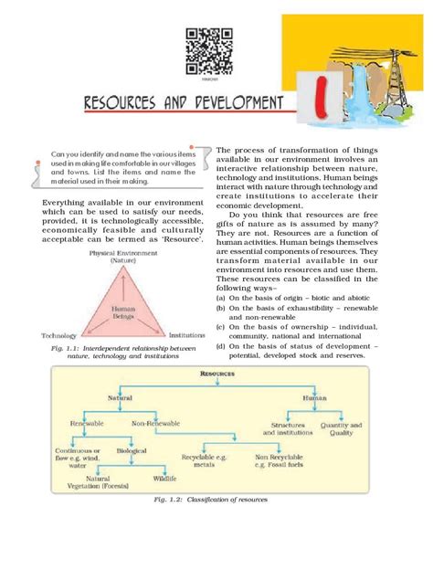 Ncert Book Class Social Science Geography Chapter Resources And