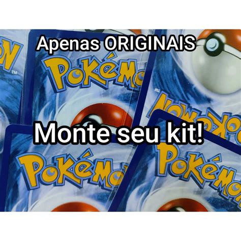 Escolha Seu Kit Cartas Originais Pok Mon Ultra Raras Raras