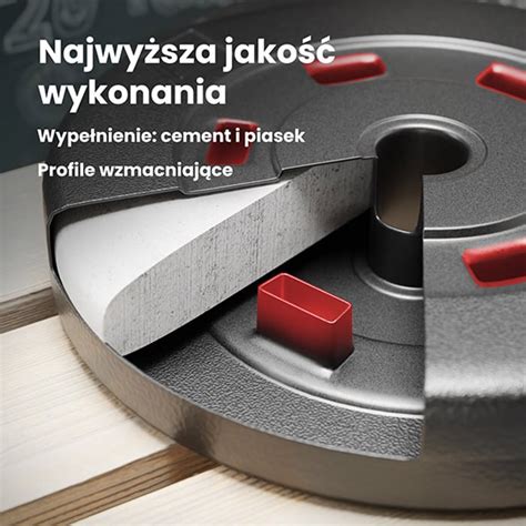 Zestaw kulturystyczny Premium 99kg z ławką HS-1080 | Sklep Hop-sport.pl