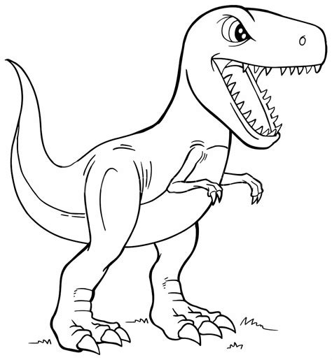 Pequeno T Rex Para Colorir Imprimir E Desenhar Colorirme Images And