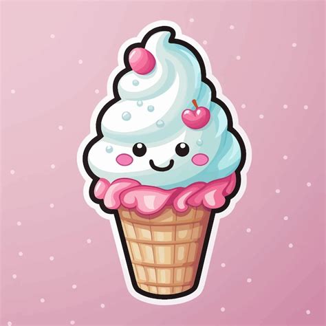 Premium Vector Ice Cream Vector Illustration