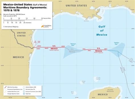 Mexico–United States maritime boundaries | Sovereign Limits