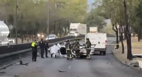 Mueren Dos Personas En Volcadura De Viaducto Tlalpan Todo Lo Que