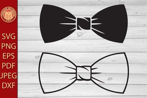 Bow Tie Eps Dxf Svg Pdf Png Files