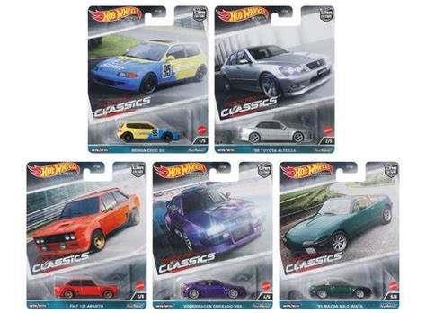 Modern Classics Car Culture Mix Box Of Kom Hot Wheels