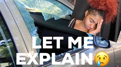 Storytime I Got My Car Broken Into Grwm Half Makeup Masai Russell