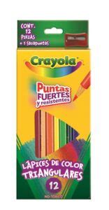 L Pices De Colores Caja Con Piezas Largos Triangulares Crayola