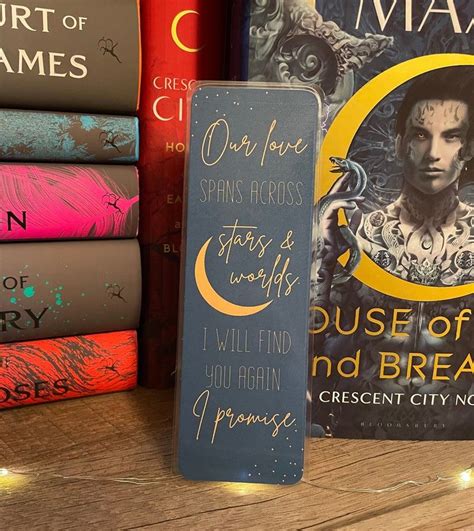 Crescent City Bookmark House Of Sky And Breath Bookmarks Etsy