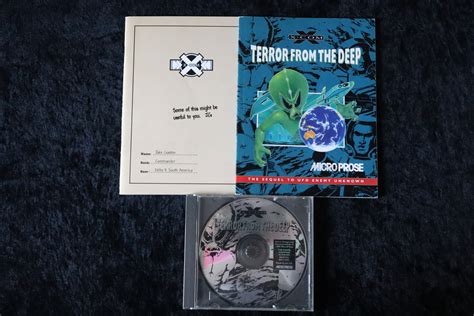 X Com Terror From The Deep Pc Gamemanuals Retro