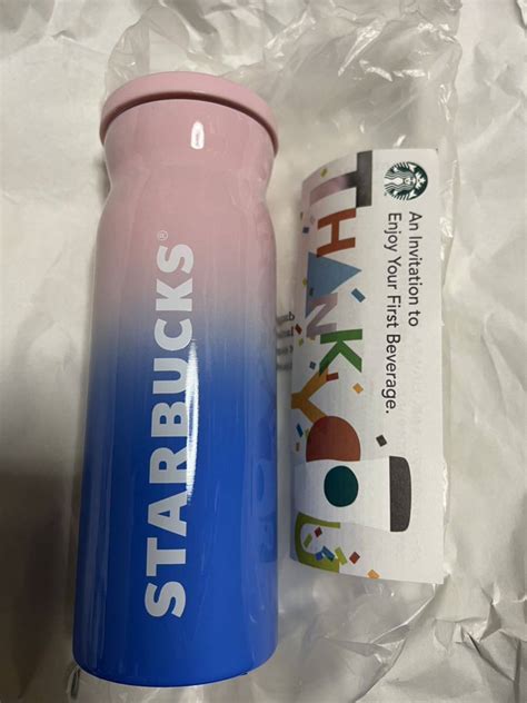 【未使用】スターバックス ステンレスボトル グラデーション 355ml タンブラー 未使用 スタバ Starbucksの落札情報詳細