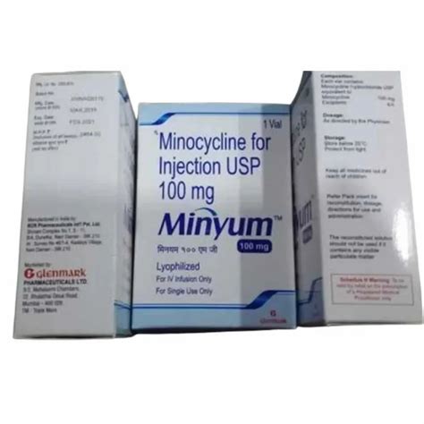 Minyum Mg Minocycline Injection Usp At Rs Box In Ahmedabad Id