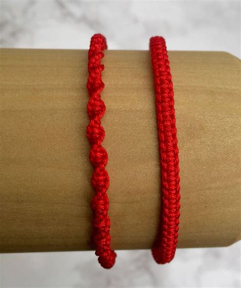 Red Protection Bracelet Red String Of Fate Red String Etsy