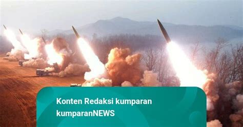 Foto Korea Utara Gelar Latihan Serangan Rudal Balistik Jarak Pendek