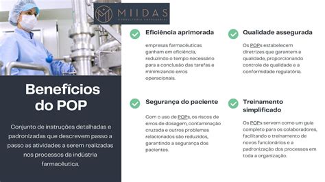 POP para Indústria Farmacêutica MIIDAS POP BPM Gestão de Processo