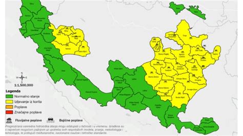 source ba Važno upozorenje Od sutra moguće poplave zbog jakih padavina