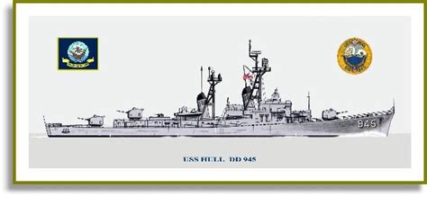 Uss Hull Dd 945 Print Destroyers G M