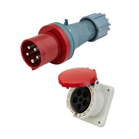5 Pin Industrial Connector, 63A, IP44 - Peaco Support
