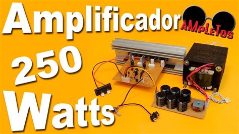 Amplificador Monofonico De Watts Rms Youtube