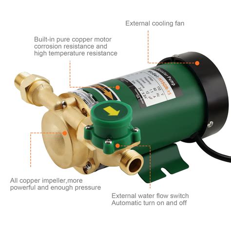 Kolerflo 120w Water Pressure Booster Pump 115vac396 Gph217 Psi Household Automatic Home