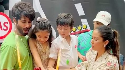 Inside Shahid Kapoor Son Zains 4th Birthday Party With Mira And Misha