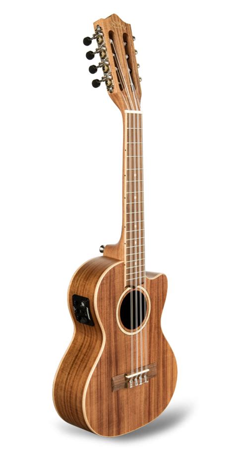 Acacia Solid Top 8 String Tenor A/E Ukulele | Lanikai Ukuleles