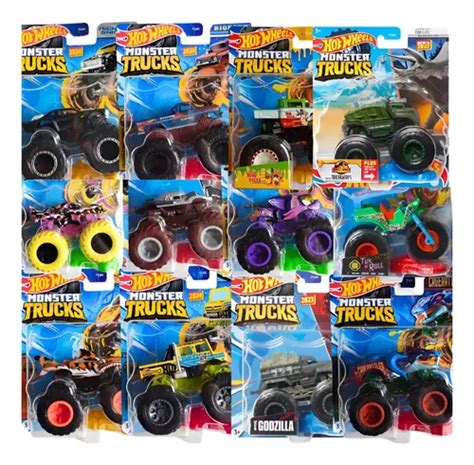 Hot Wheels Monster Trucks Fyj Carrinho Mattel Frete Gr Tis